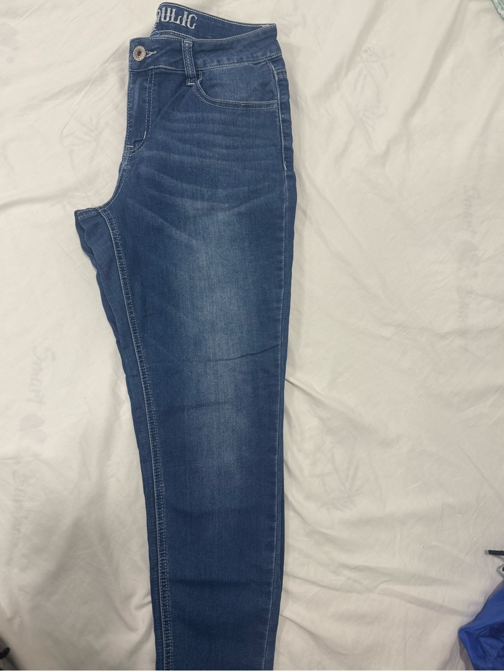 HydroPeptide Dark Blue Flare Jeans - Picture 2 of 6